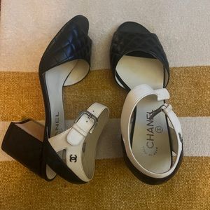 Chanel Quilted Sandals